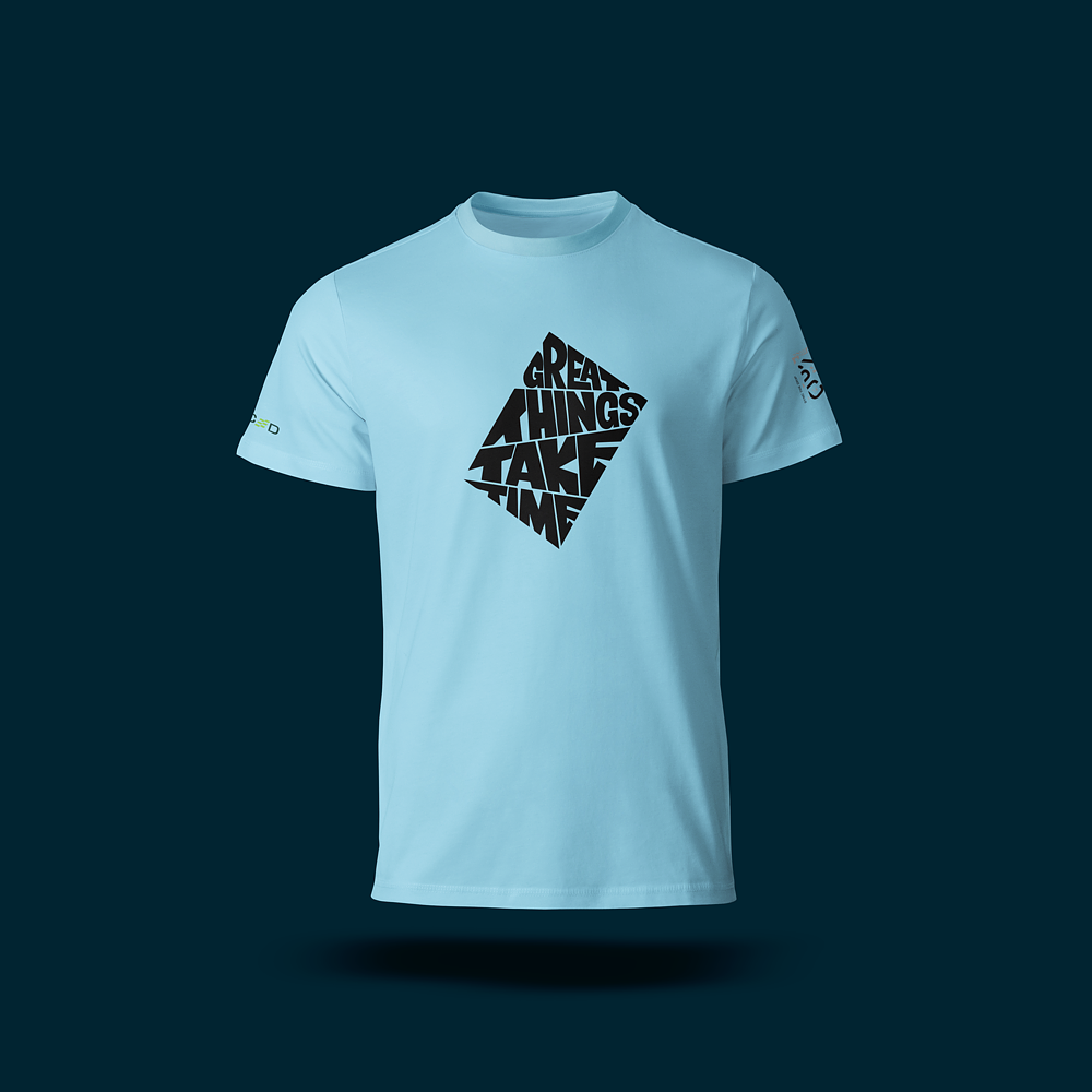 Sky Blue Great Things Tshirt