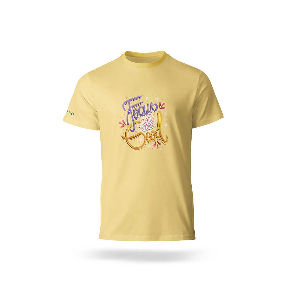 Beige Focus on the Good Tshirt