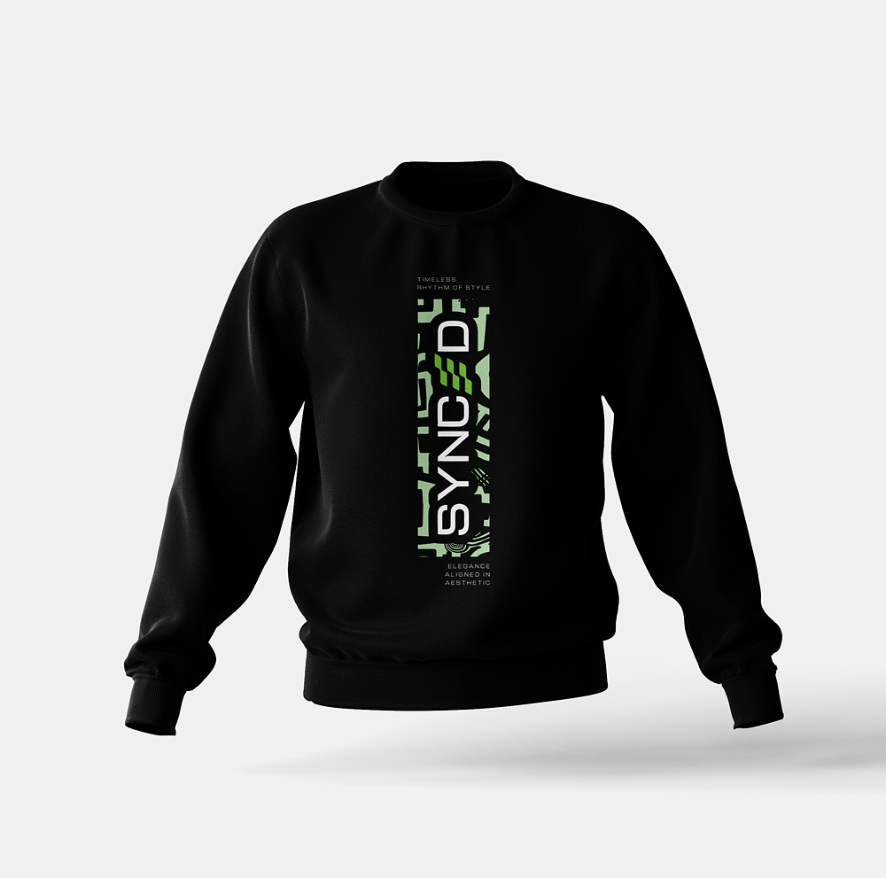 Black - Synced Sweat Shirt